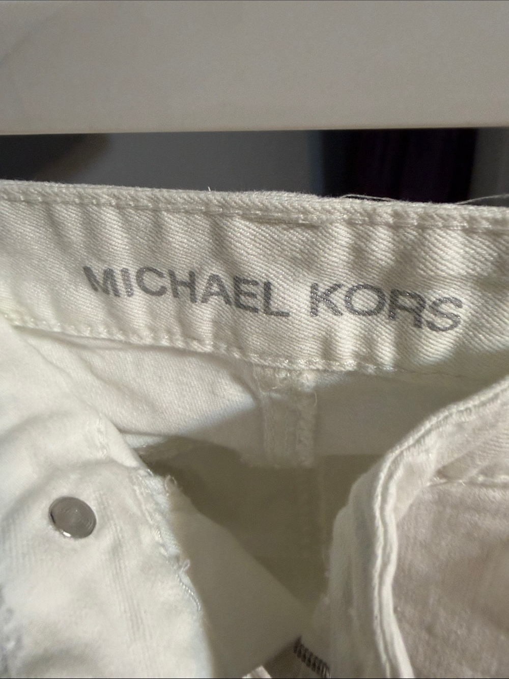 MICHAEL KORS White  Women’s Jeans - Classic Straight Fit - Picture 2 of 5